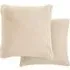 Ashford Square Cushions 2 Pack - Cream, Polyester
