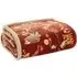 Autumnal Woodland Throw - Rust, Flannel