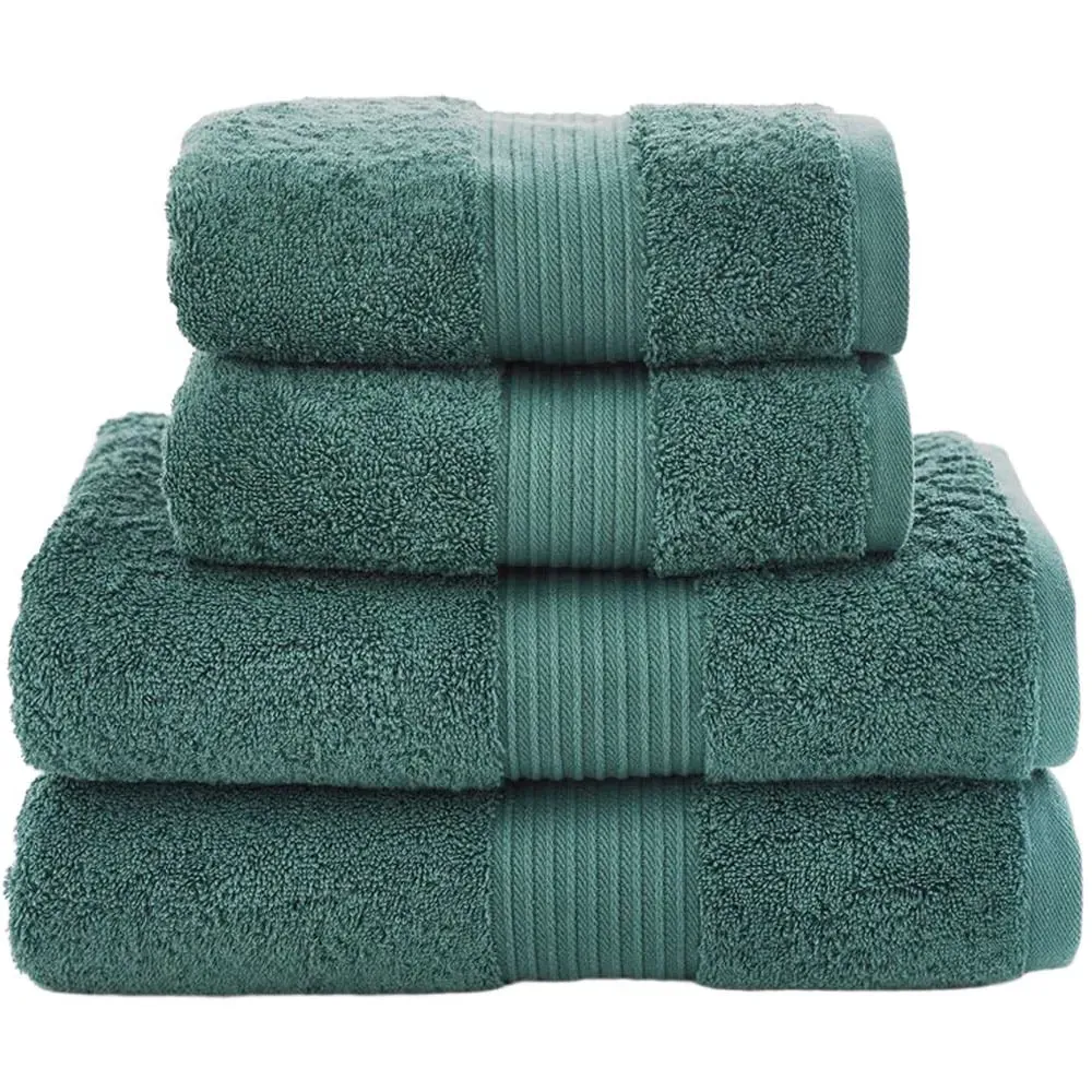 Bliss Pima Bath Sheet - Green, Cotton