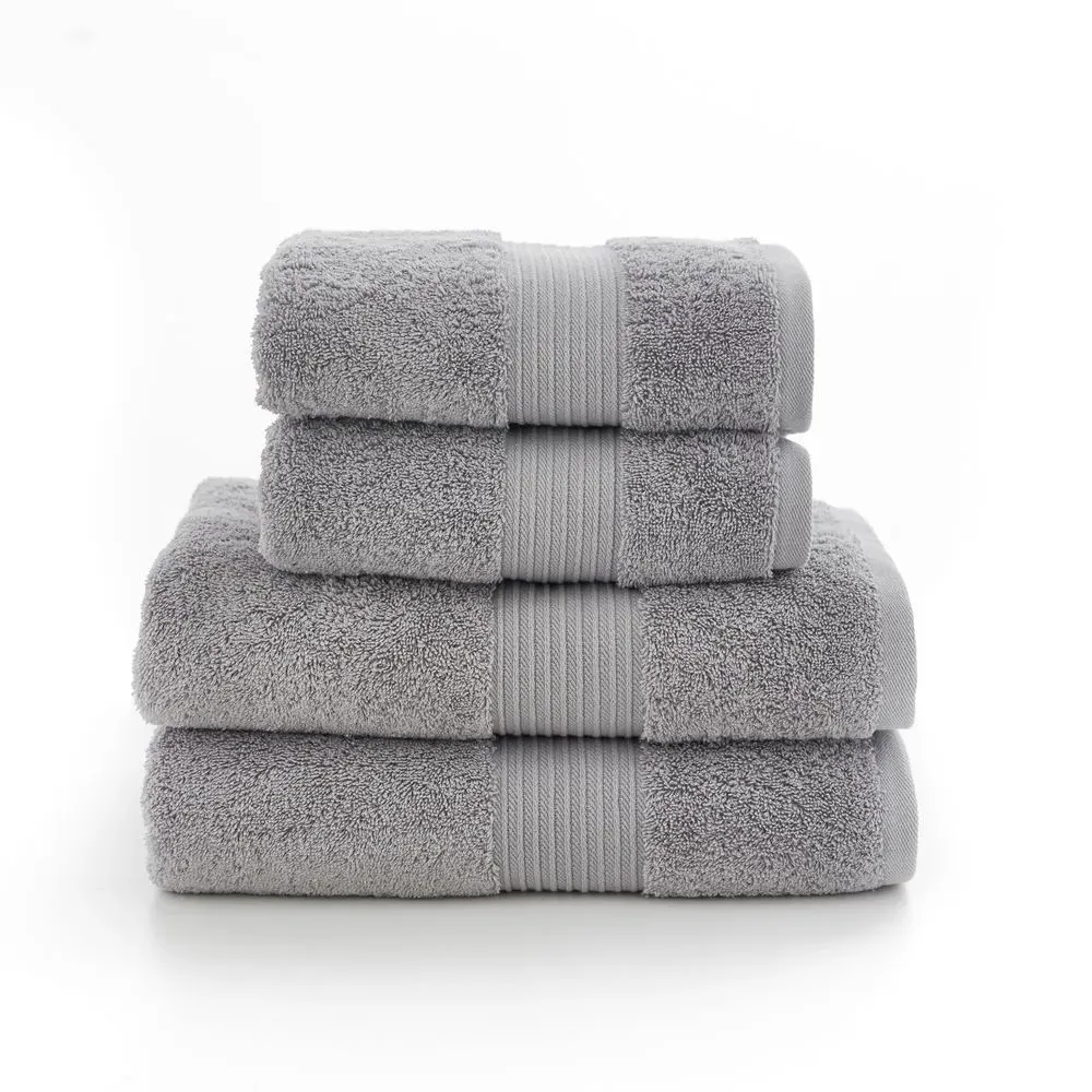 Bliss Pima Cloud Bath Sheet - Silver, Cotton