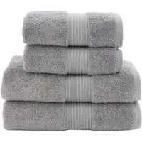 Bliss Pima Cloud Bath Sheet - Silver, Cotton