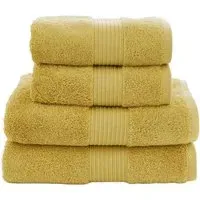 Bliss Pima Hand Towel 2 Pack - Mustard, Cotton