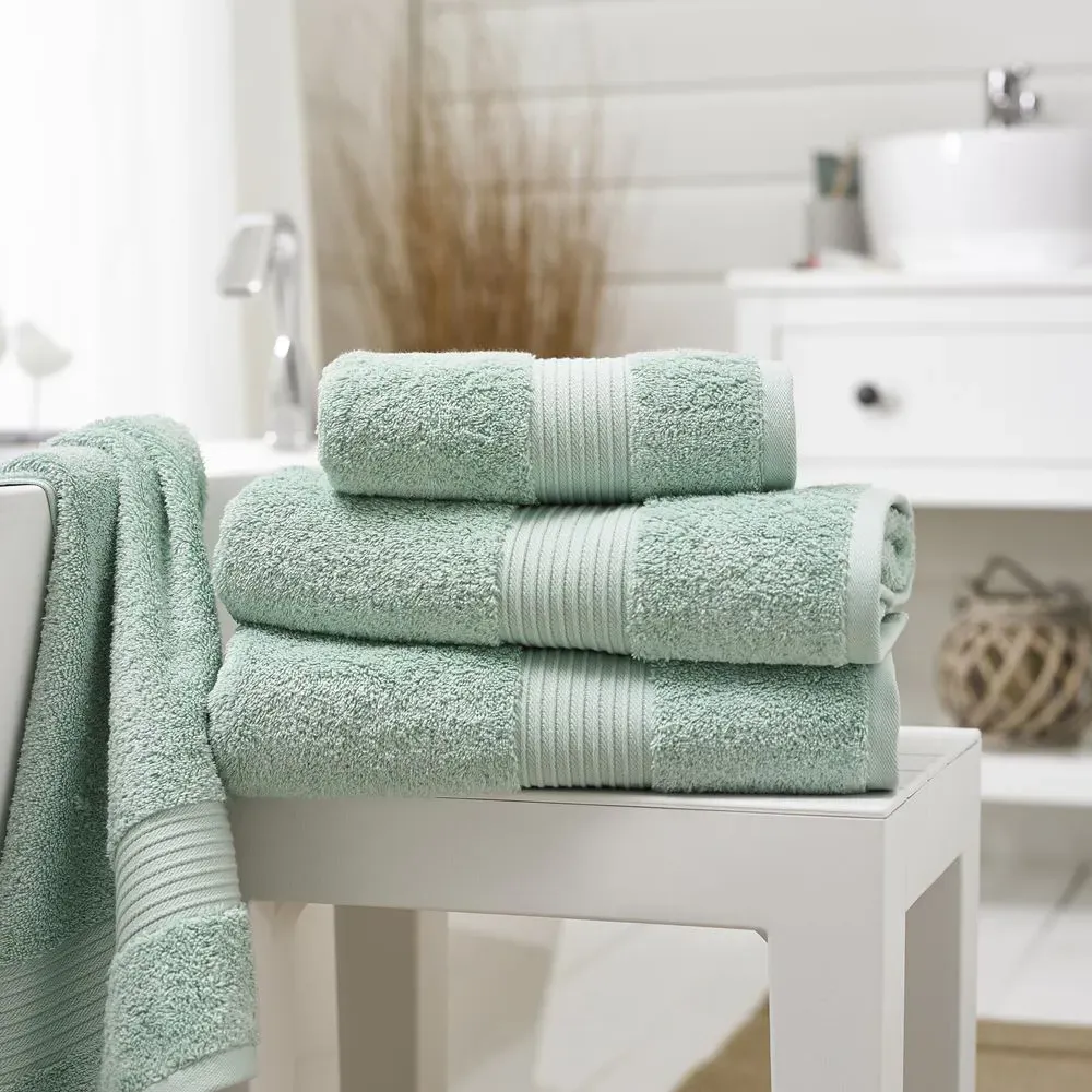 Bliss Pima Hand Towel 2 Pack - Spearmint, Cotton