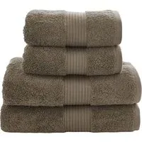 Bliss Pima Hand Towel 2 Pack - Walnut, Cotton