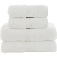 Bliss Pima Hand Towel 2 Pack - White, Cotton