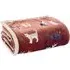 Brick Mixed Kitty Throw 140 x 180cm - Multi, Flannel