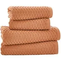 Brooklyn Hand Towel 2 Pack - Brown, Cotton