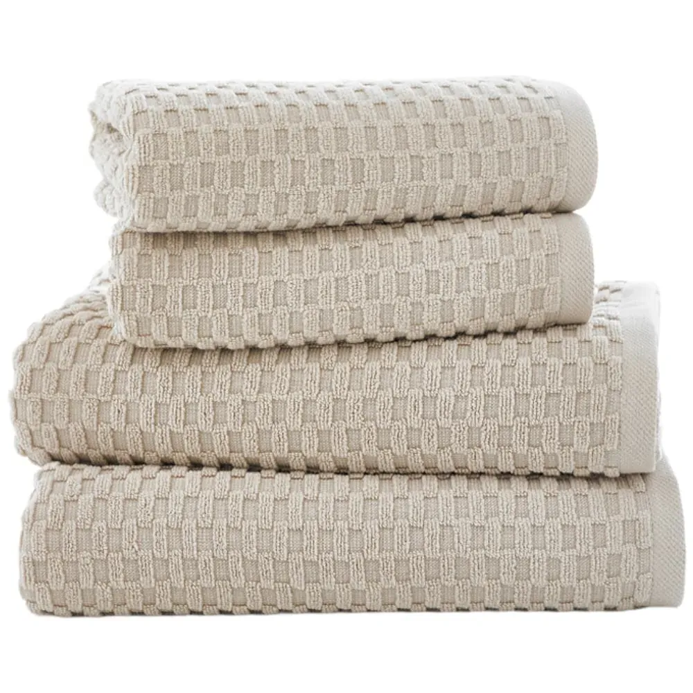 Brooklyn Stone Bath Towel - Cream image