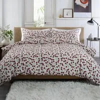 Cherry Baby King Size Duvet Set - Purple, Cotton
