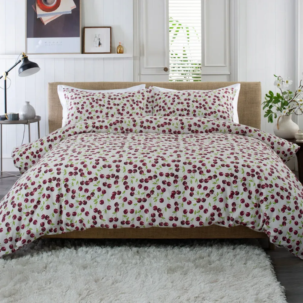 Cherry Baby Single Duvet Set - Pink, Cotton image