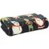 Christmas Dancers Throw - Green, Coral Fleece