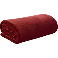 Coco Touch Throw - Cabernet, Polyester
