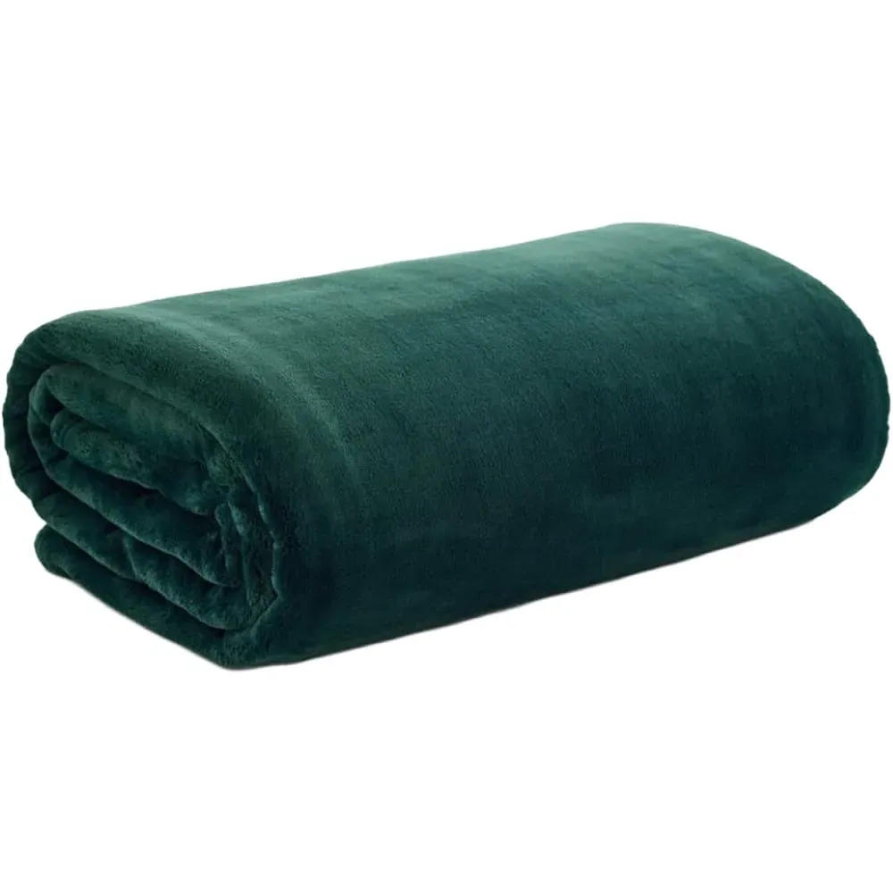 Coco Touch Throw - Pine, Polyester