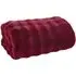 Dey Fernley Faux Fur Throw - Dark Red