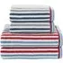Hanover Hand Towel 2 Pack - Blue, Cotton