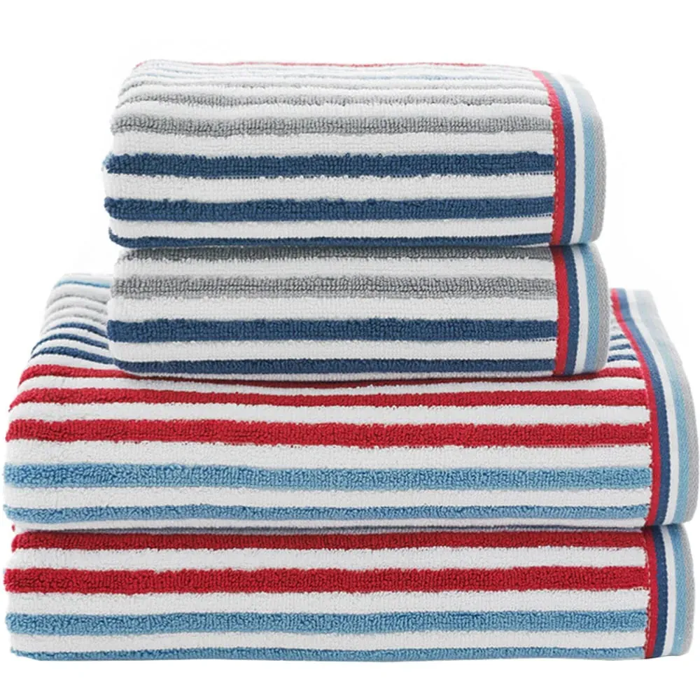 Hanover Hand Towel 2 Pack - Blue, Cotton image