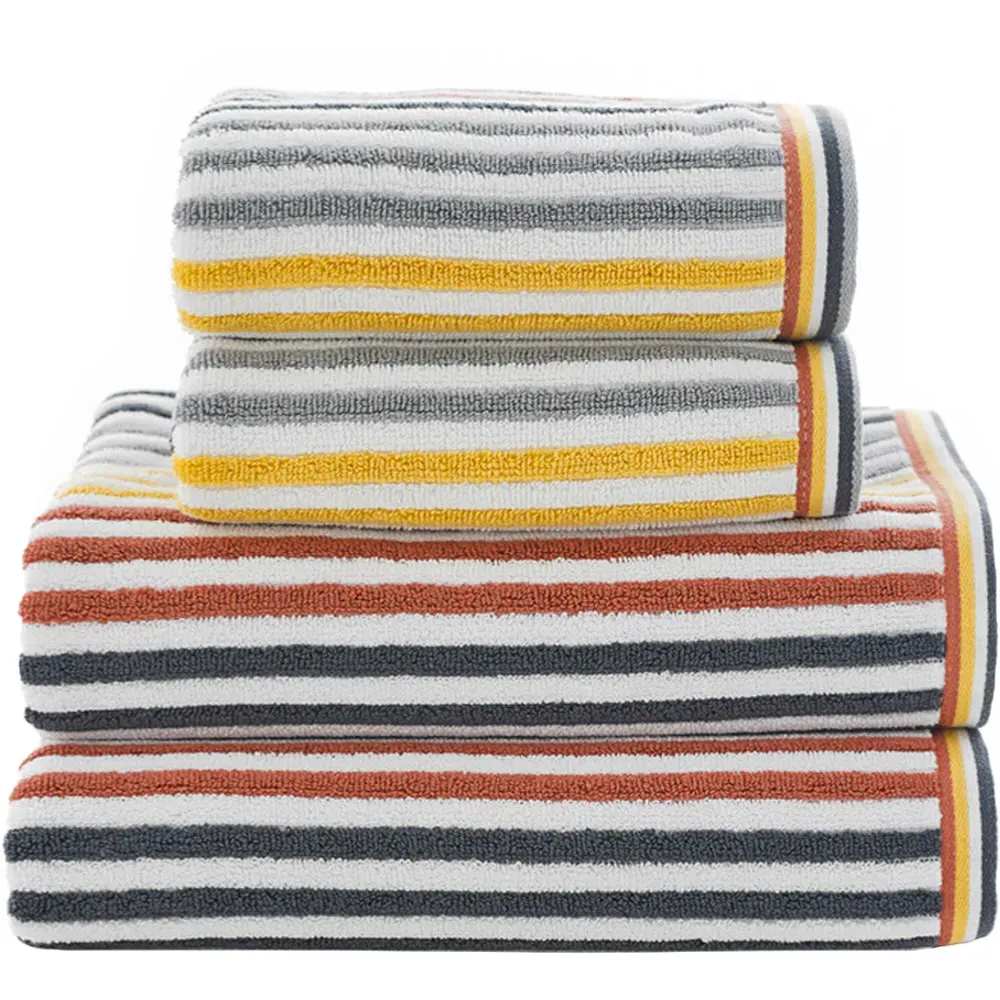 Hanover Hand Towel 2 Pack - Mustard, Cotton