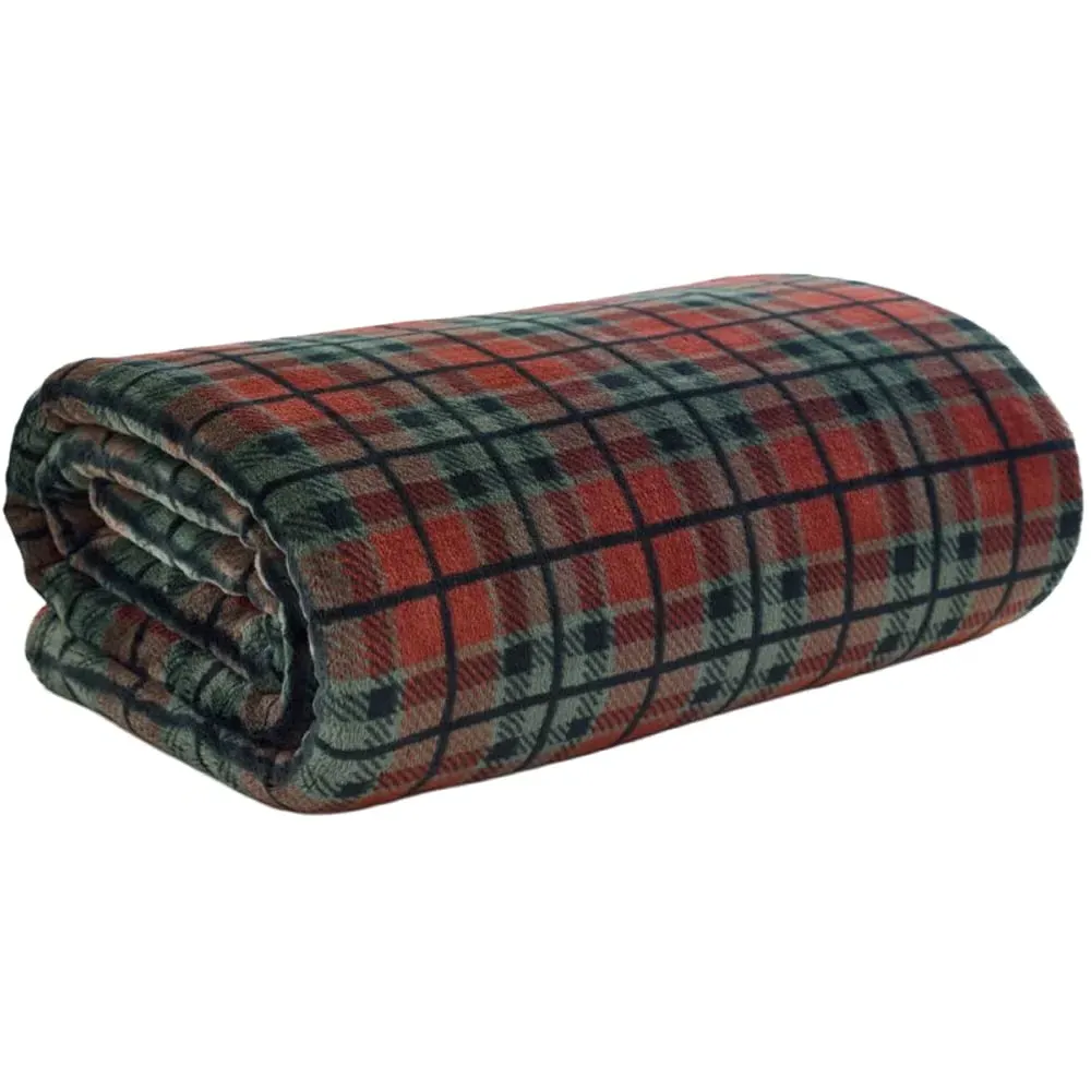 Hattie Check Throw - Red image