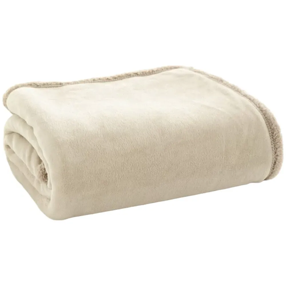 Hazelwood Throw - Oyster Grey, Polyester