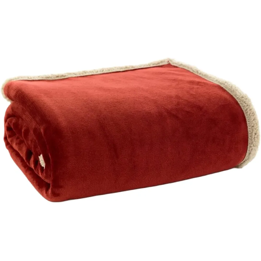 Hazelwood Throw - Wine, Polyester