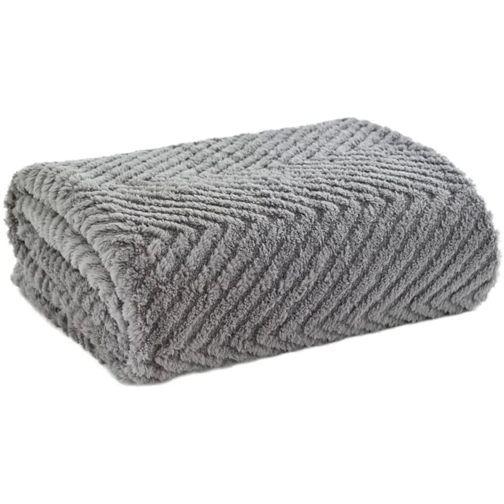 Hemsworth Throw - Grey, Polyester image