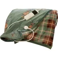 Highland Fell Heated Throw - Multi, Polyester
