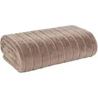 Hockley Throw 150 x 200cm - Green, Faux Fur