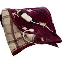 Hounds Heated Throw - Multicolour, Polyester