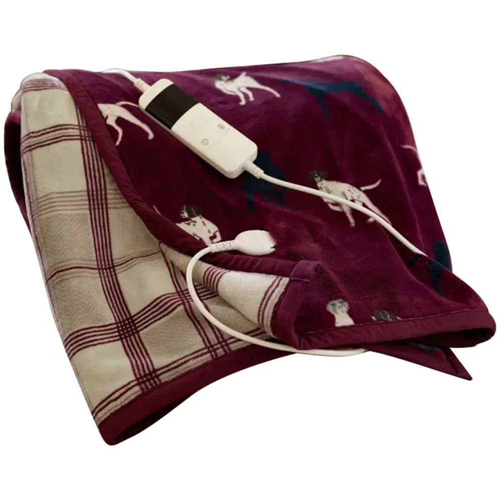 Hounds Heated Throw - Multicolour, Polyester image