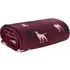 Hounds Throw 140 x 180cm - Burgundy, Coco Flannel