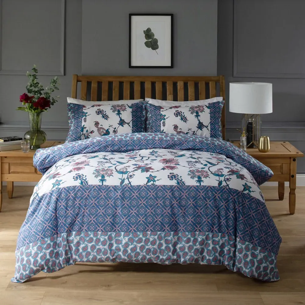 Jacobean King Size Duvet Set - Red image
