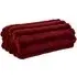 Kenwood Faux Fur Throw - Merlot, Polyester
