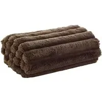 Kenwood Faux Fur Throw - Putty, Polyester