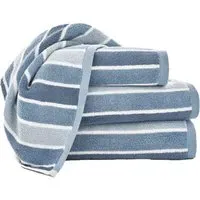 Madison Bath Sheet - Blue, Cotton