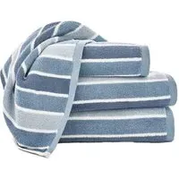 Madison Bath Towel - Blue, Cotton