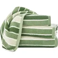 Madison Bath Towel - Green, Cotton