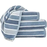 Madison Hand Towel 2 Pack - Blue, Cotton