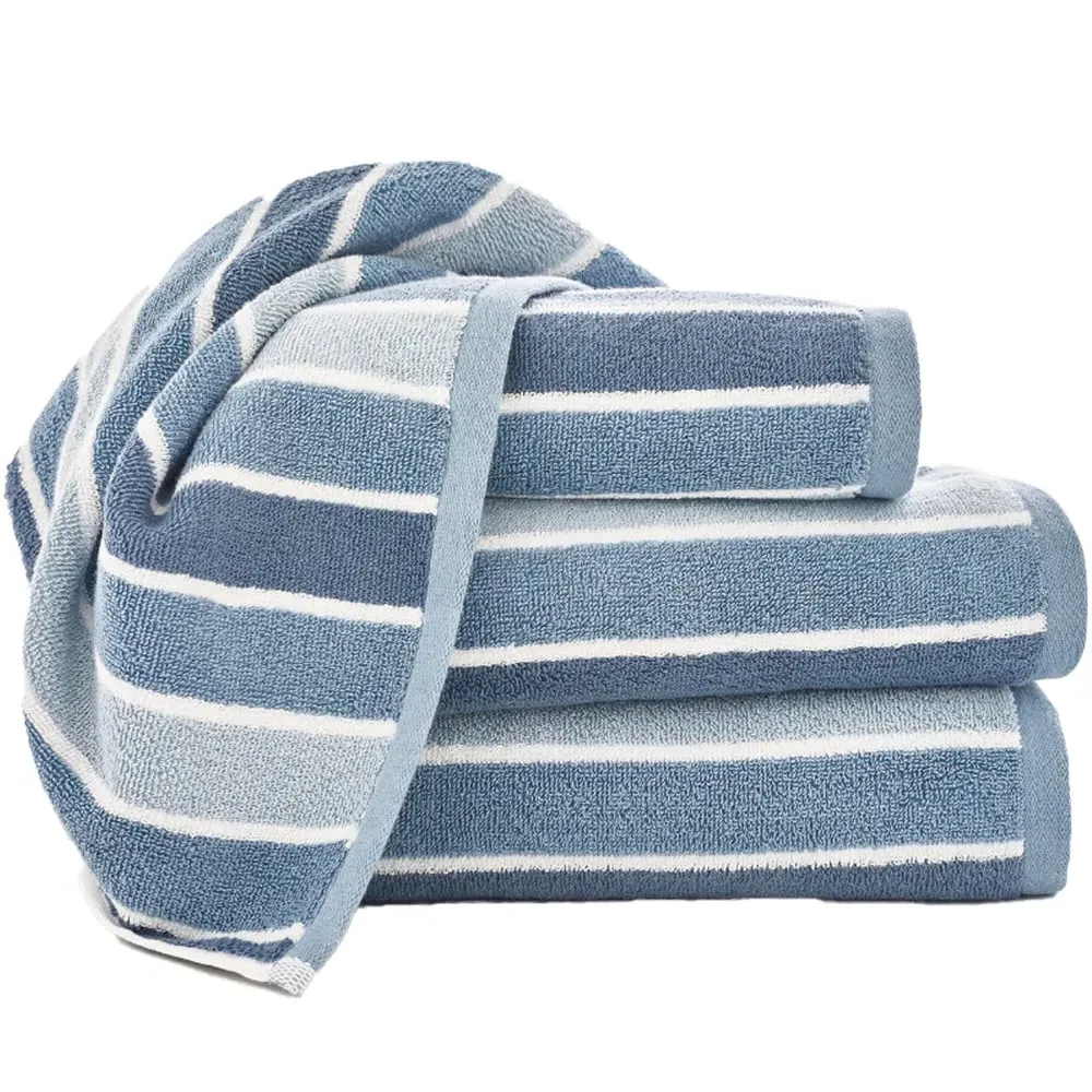 Madison Hand Towel 2 Pack - Blue, Cotton image