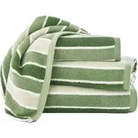 Madison Hand Towel 2 Pack - Green, Cotton