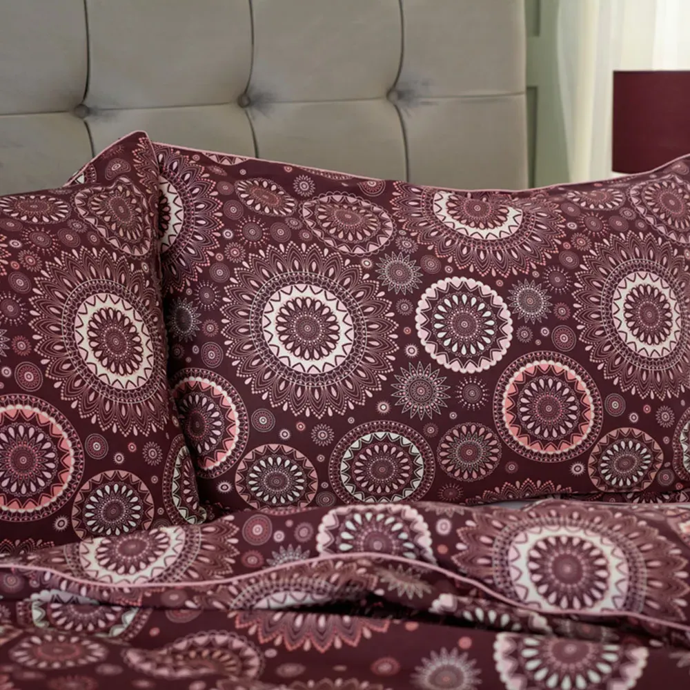Mandala King Size Reversible Duvet Set - Multi, Cotton