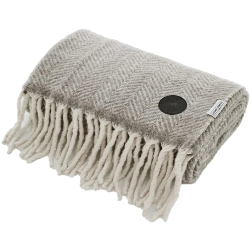 Moorland Wool Throw - Cream image