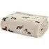 Oatmeal Mixed Dogs Breed Throw 140 x 180cm - Multi, Flannel