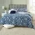 Ornamental Double Floral Tile Reversible Duvet Set - Multi