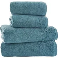 Palazzo Hand Towel 2 Pack - Petrol, Cotton