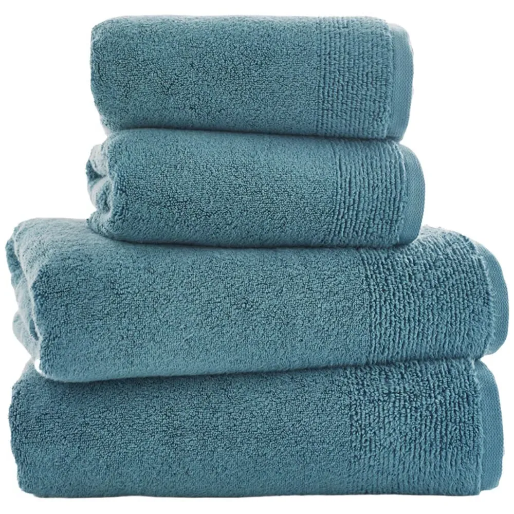 Palazzo Hand Towel 2 Pack - Petrol, Cotton