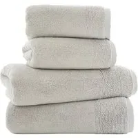 Palazzo Hand Towel 2 Pack - Silver, Cotton