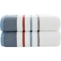 Portland Bath Towel - Blue, Cotton