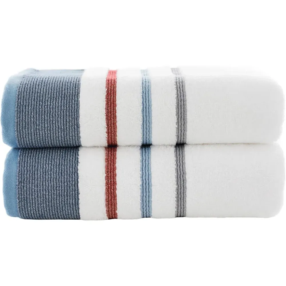 Portland Bath Towel - Blue, Cotton image