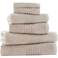 Quik Dri Bath Towel 2 Pack - Cream, Cotton