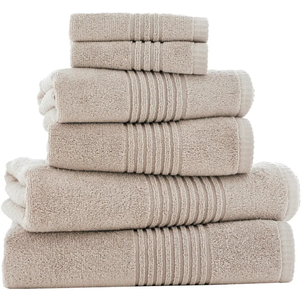 Quik Dri Bath Towel 2 Pack - Cream, Cotton